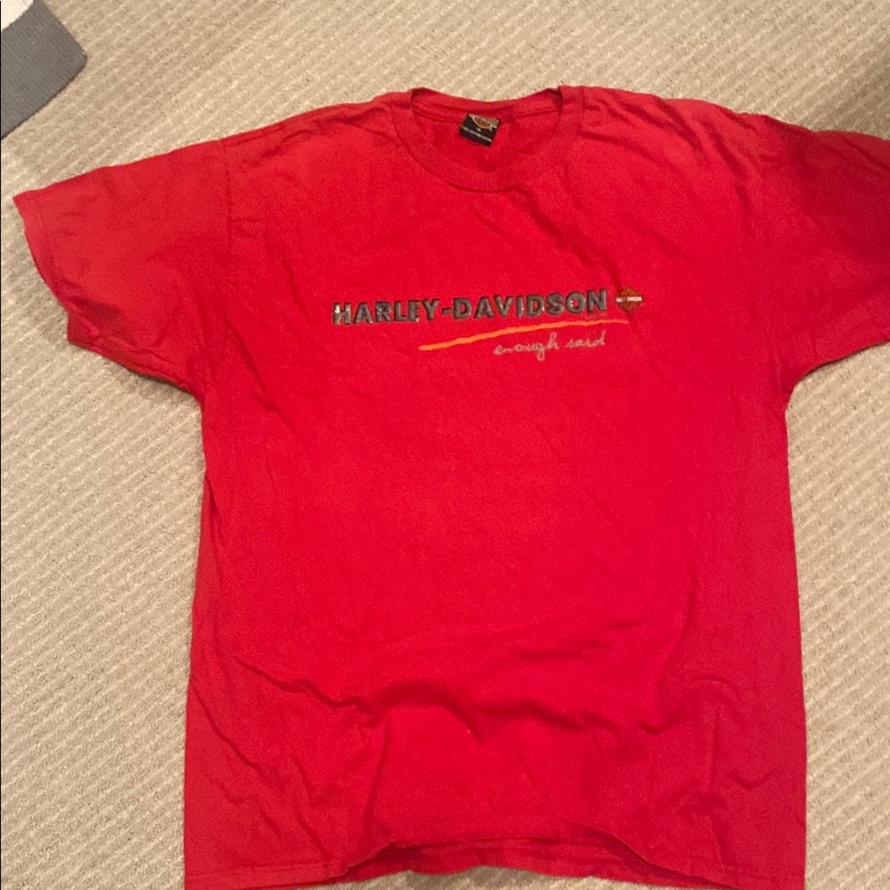 Harley-Davidson Red Men's T-Shirt
